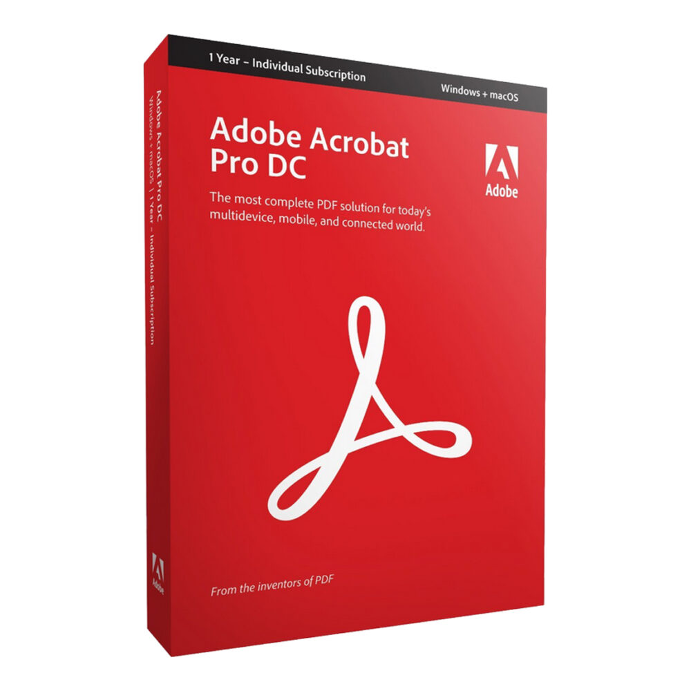 ADOBE Adobe Acrobat Pro Dc 2024 per 1 PC/1 ANNO